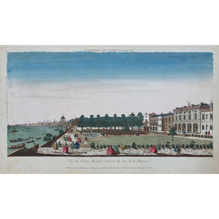 Jacques Chereau | Vue du Palais Royal Somerset du côté de la Thamise