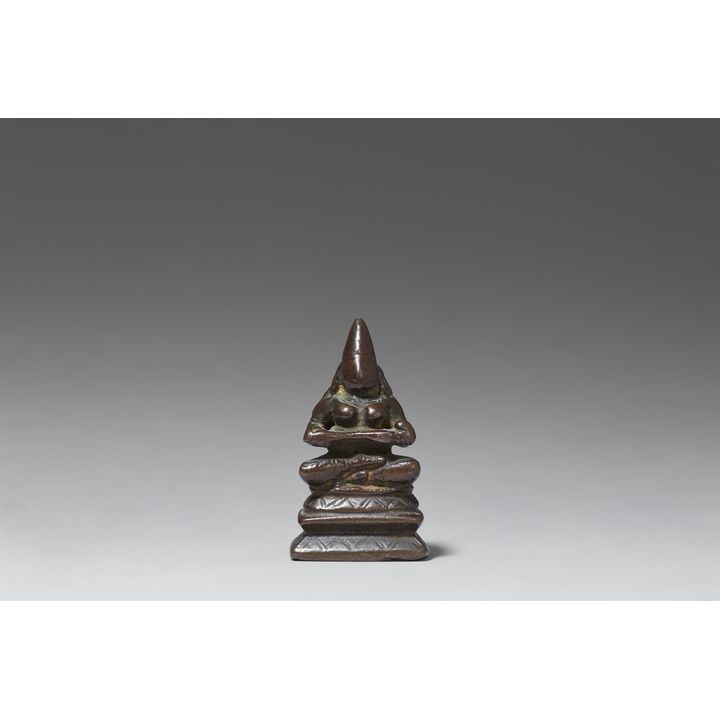 A copper alloy bronze figure of Annapurna. Southern India. 17th century or later
