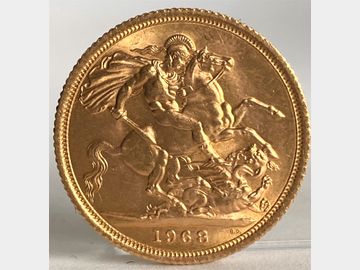 1968 ELIZABETH II PRE-DECIMAL GOLD SOVEREIGN