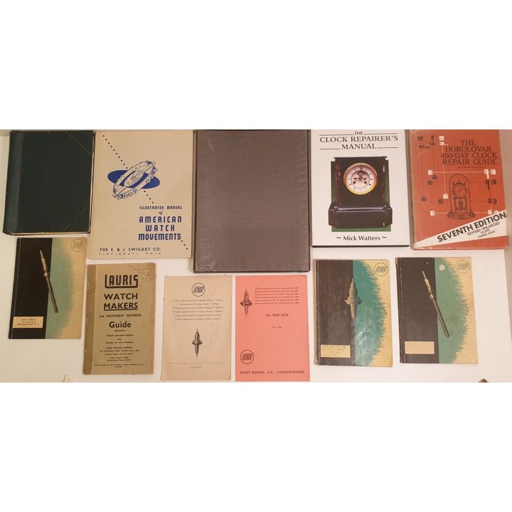 Clock Books & Watch Spare Parts Catalogues