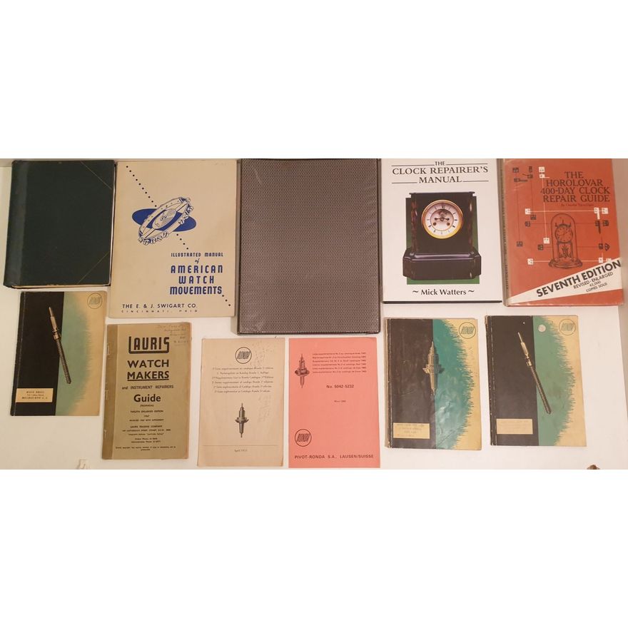 Clock Books & Watch Spare Parts Catalogues