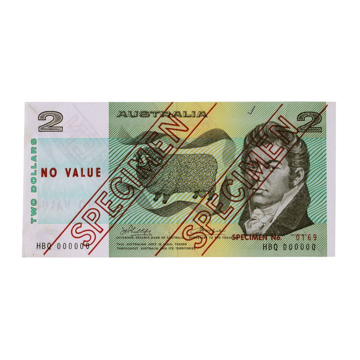 Phillips/Wheeler, Two Dollars, 1974, aUNC