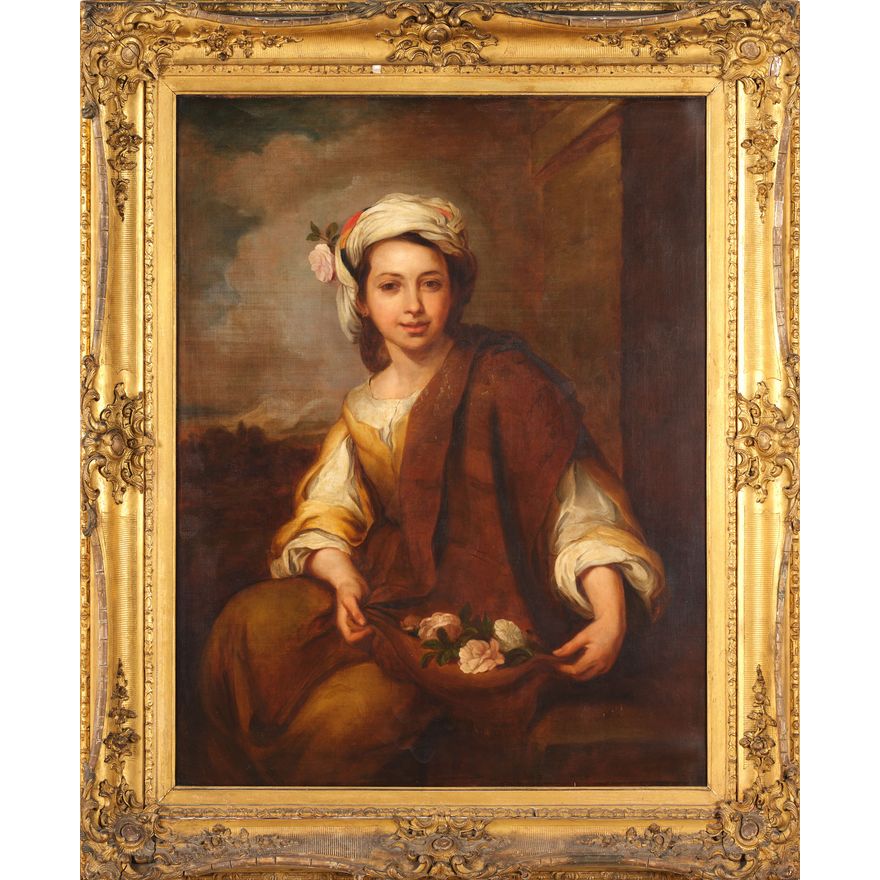 After Murillo 'The Flower Girl'