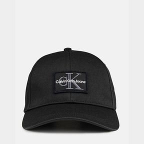CALVIN KLEIN JEANS MONO LOGO PATCH BLACK CAP - 51632/813