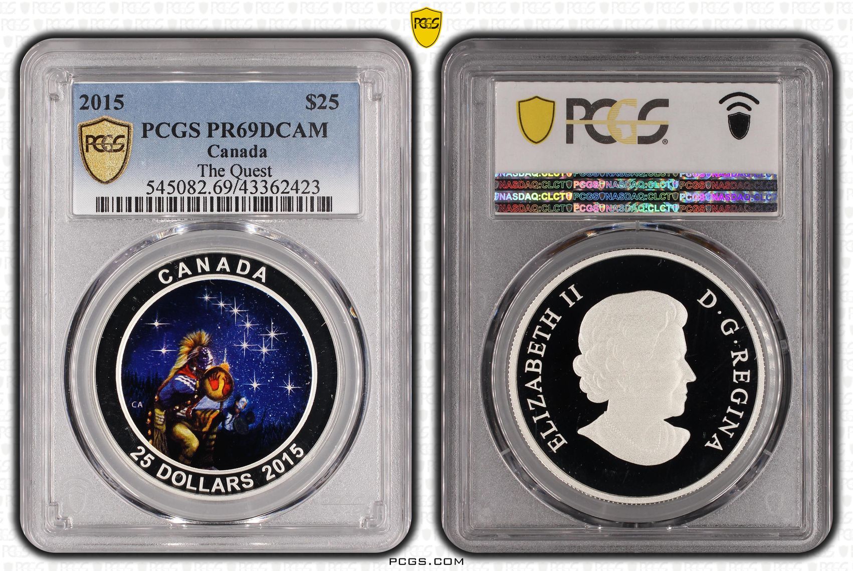 Canada, The Quest, Two Dollar, 2015, PCGS PR69DCAM