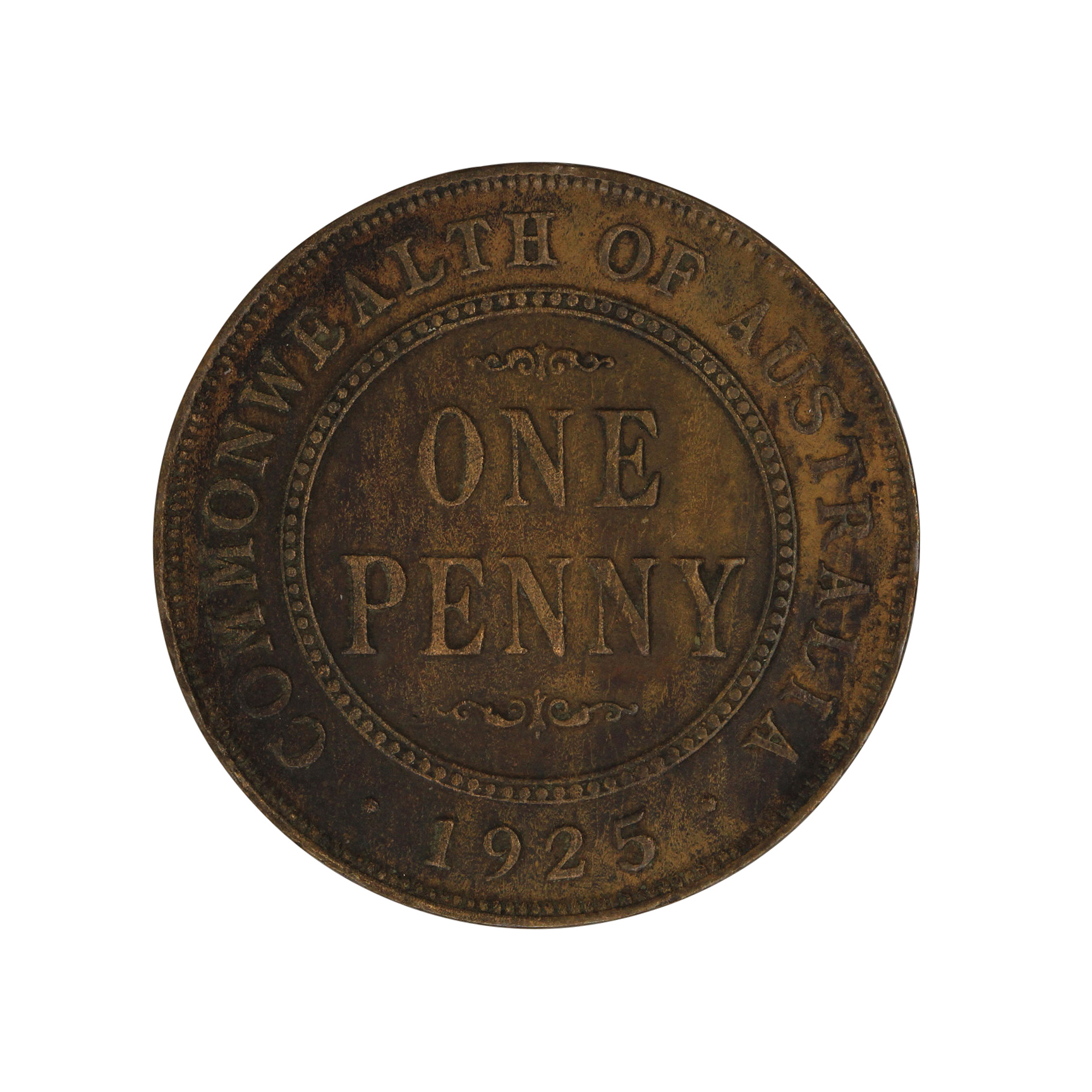 George V, Penny, 1925, gVF