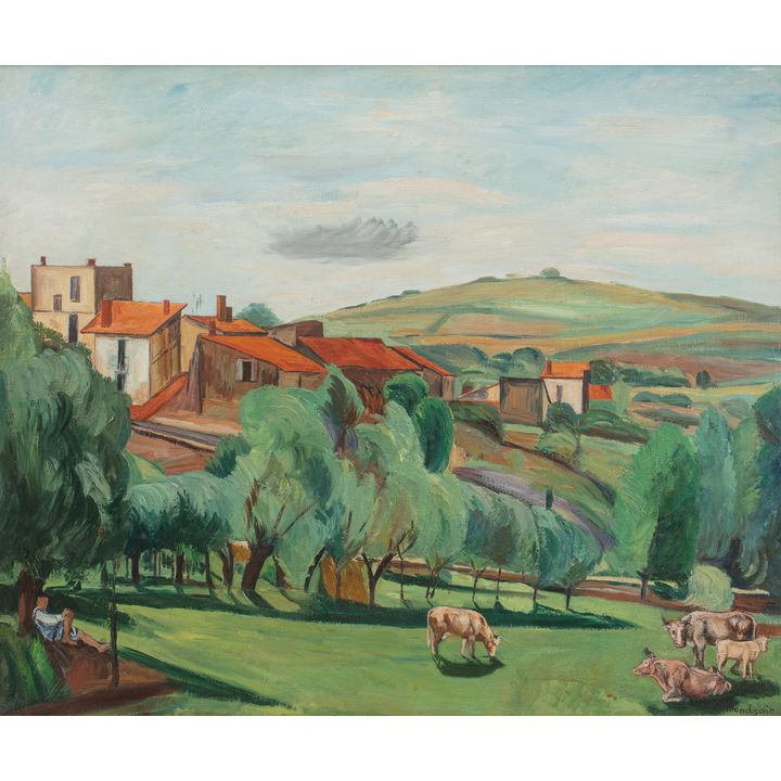 Szymon Mondzain | Pastwisko, 1928 r.