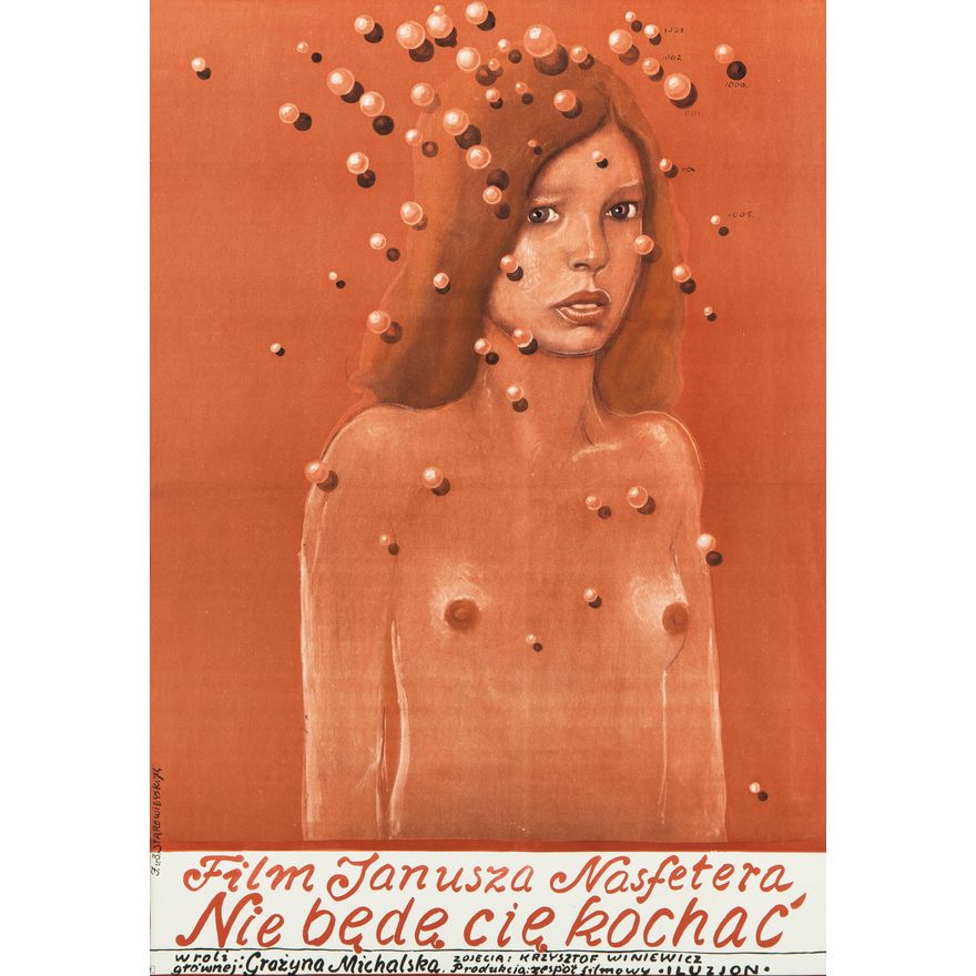 Franciszek Starowieyski | Nie będę Cię kochać, plakat do filmu, 1974