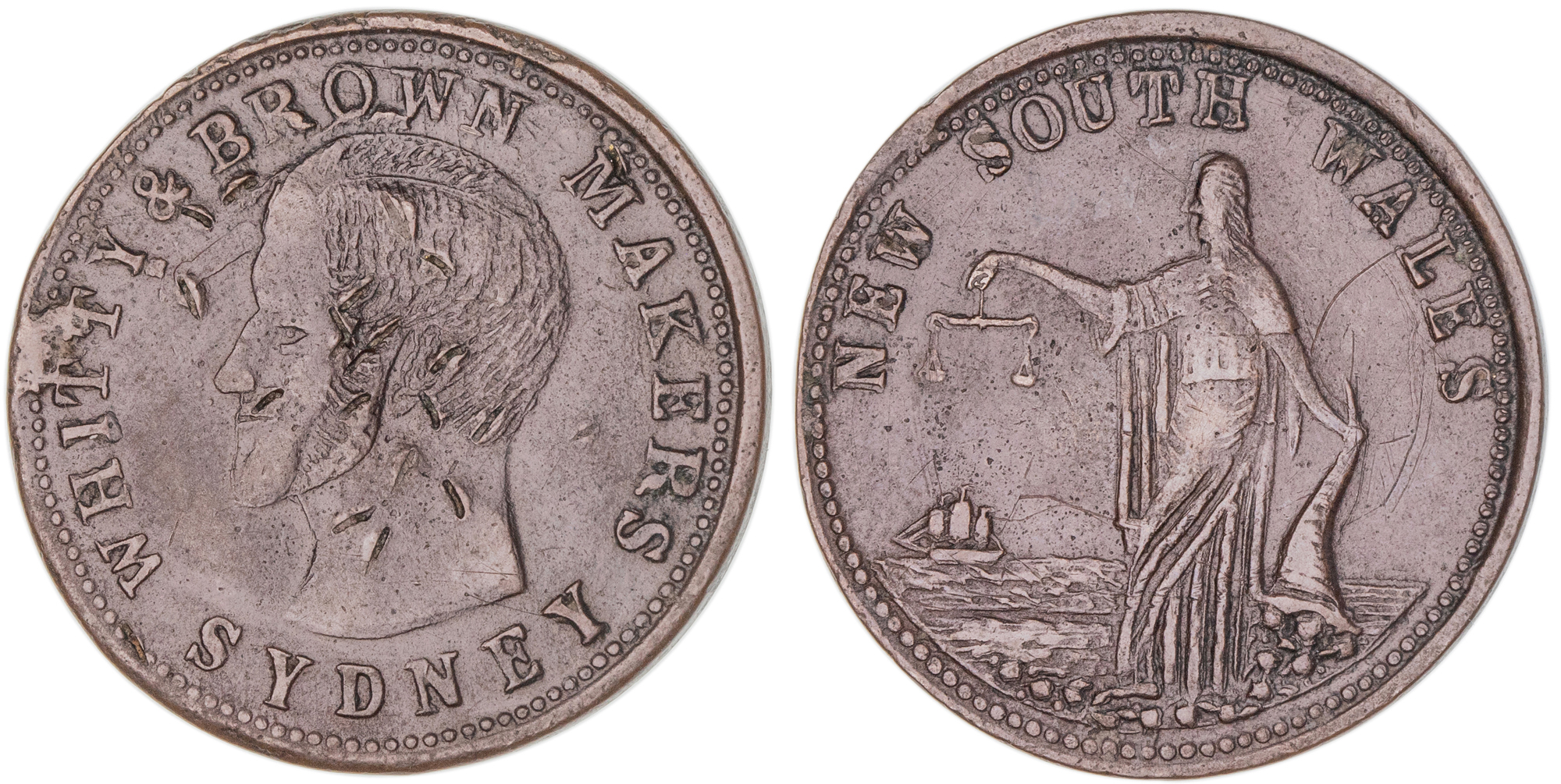 A.308d - Whitty & Brown, Sydney, Penny, aEF