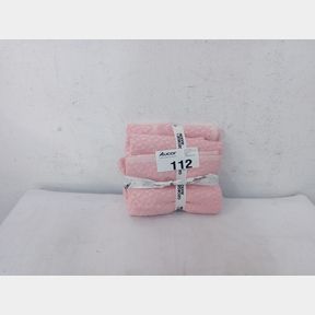GEORGE MASON - 420GSM KEMER HAND TOWEL SET - PINK - HAND TOWEL
