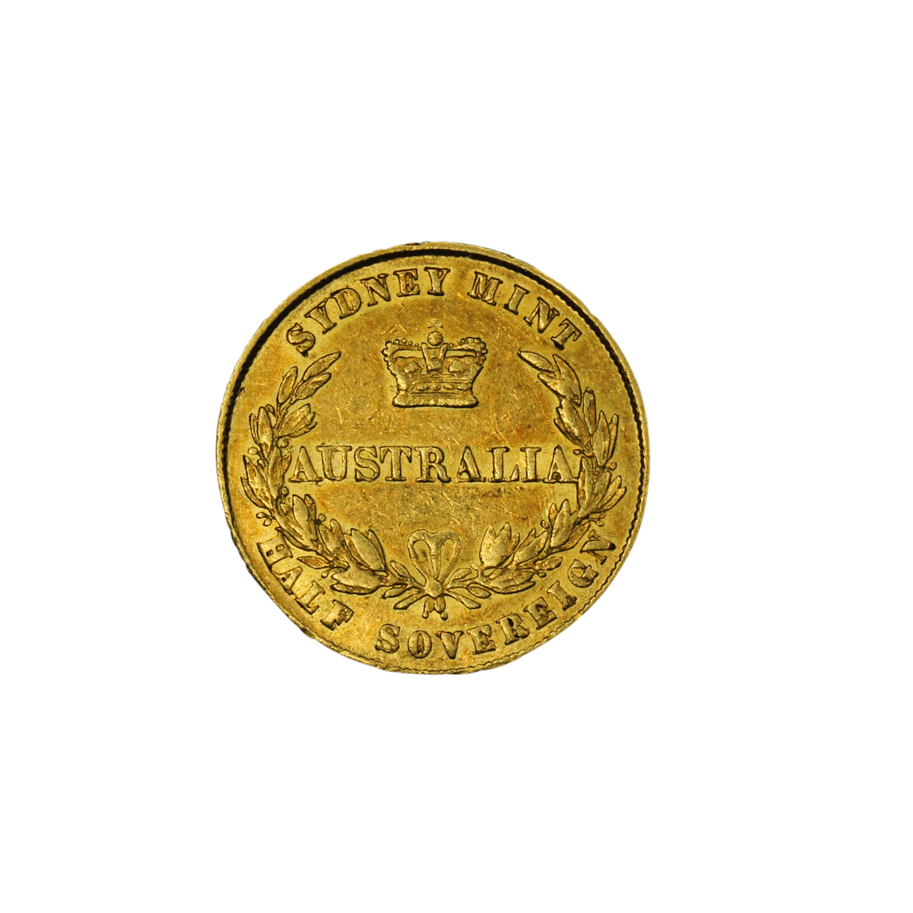 1151. · Victoria, Half Sovereign, 1859, VF