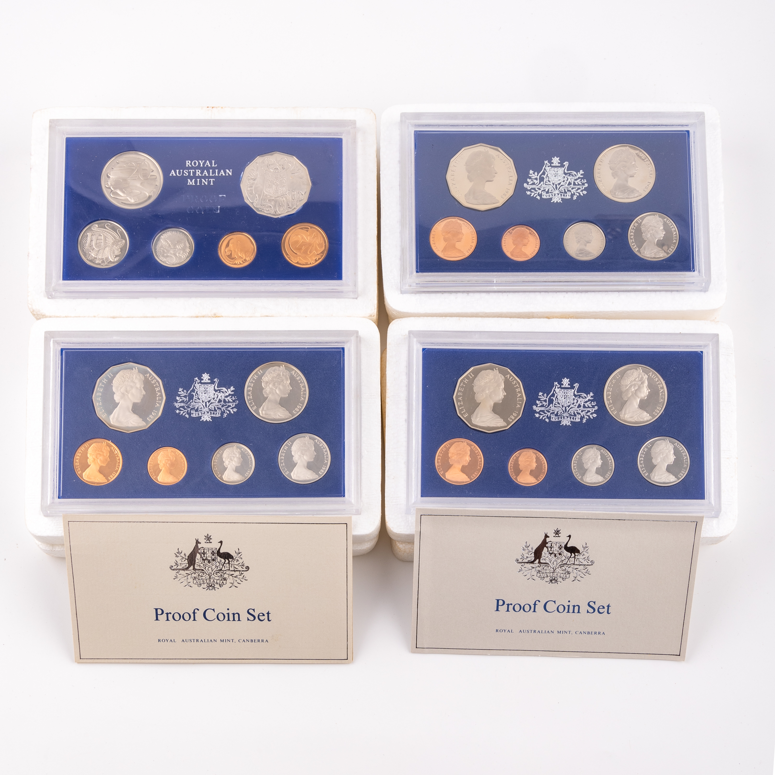 Elizabeth II, One Cent - Fifty Cents, 1978 - 1983, FDC