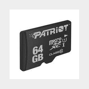 Patriot LX Class 10 64GB Micro SDHC Flash Memory Card | TS 51685/4284 (SB18)/
