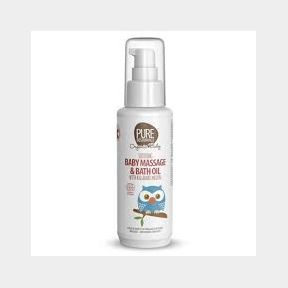 Pure Beginnings - Soothing Baby Massage and Bath Oil with Kalahari Melon - White - 90ml ONLY-51461/755 B4 (S3) C