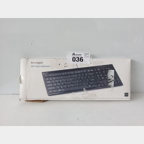 KENSINGTON ADVANCE SLIM TYPE USB KEYBOARD - BLACK