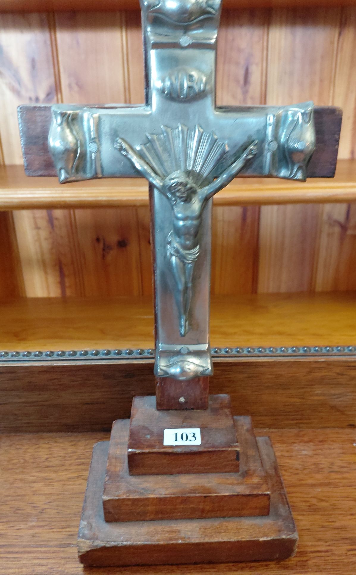 103 · ANTIQUE CHURCH CRUCIFIX