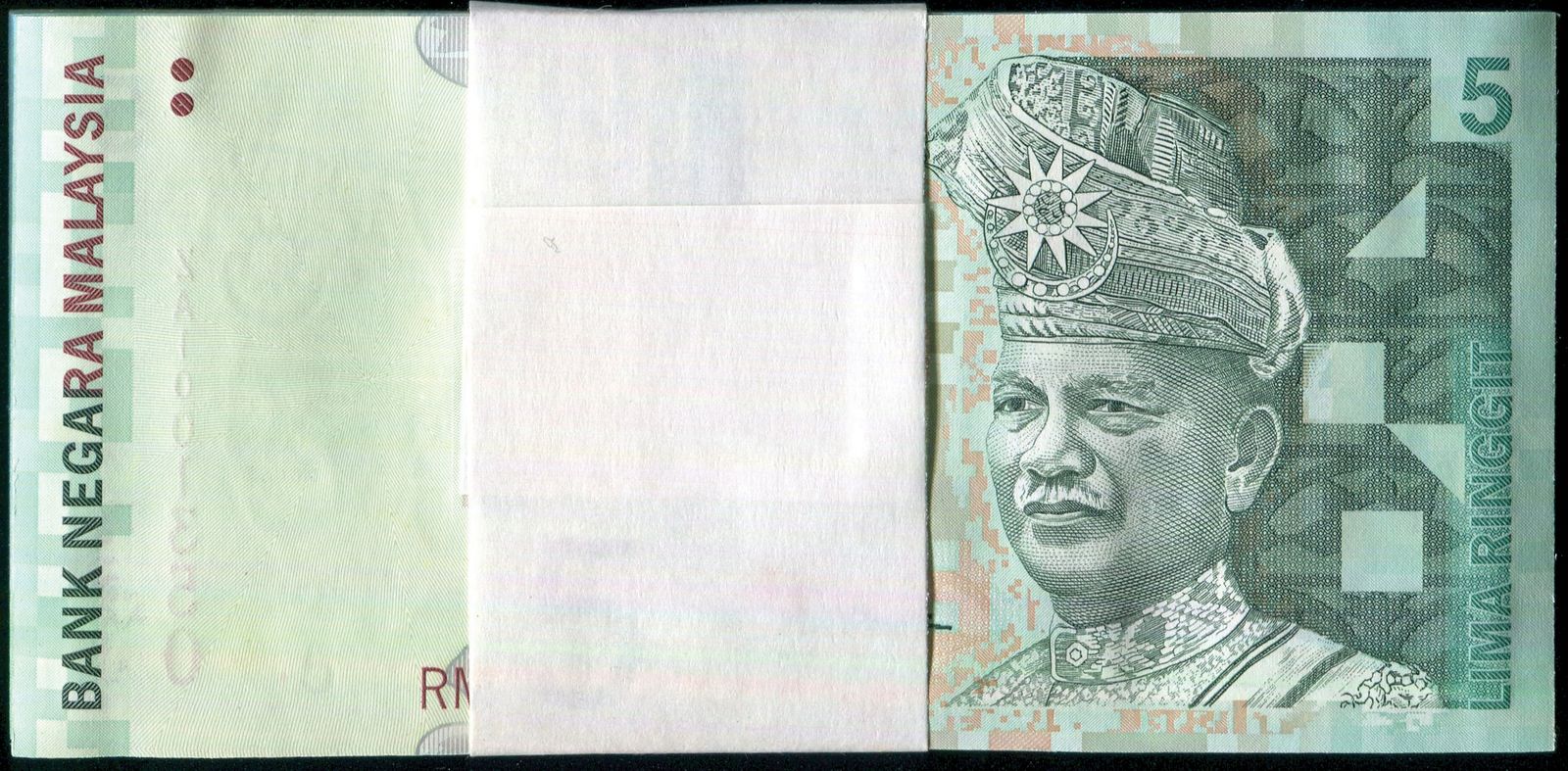 5 Ringgit, 11th Series, Paper Replacement, UNC, light foxing (100pcs