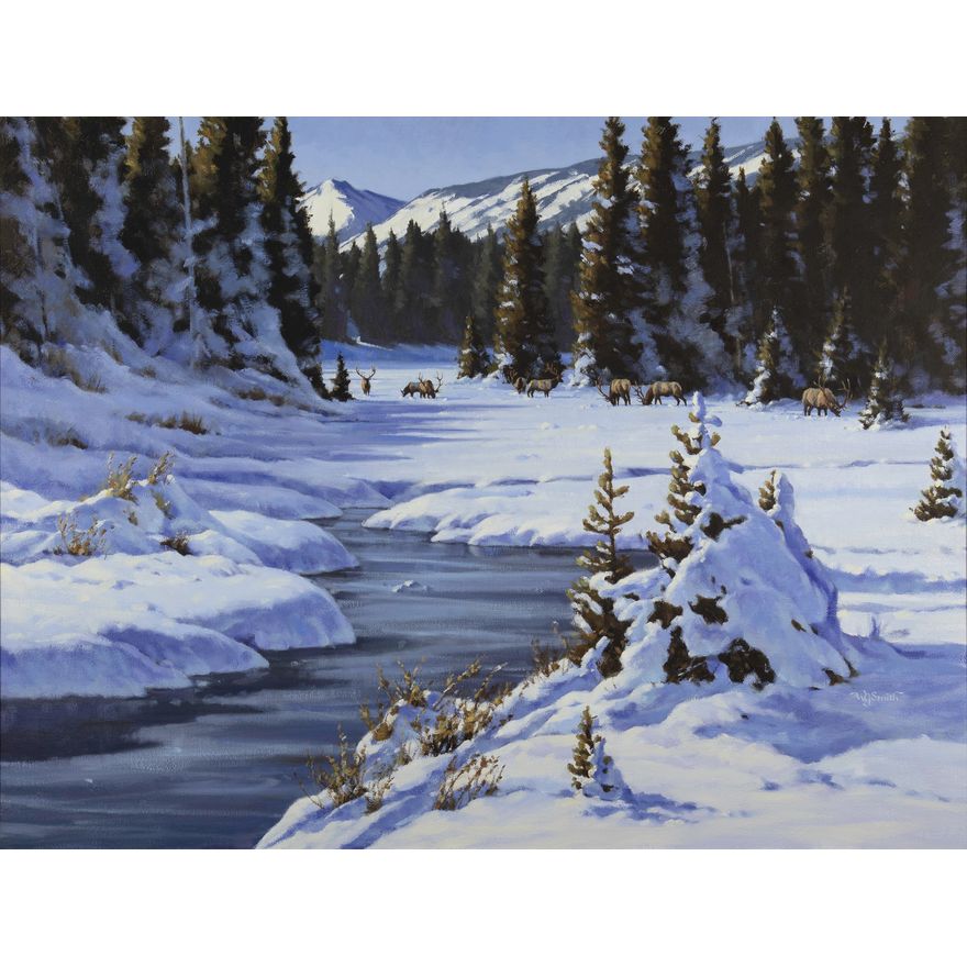William G. Smith (1948-2023), Wintering Elk