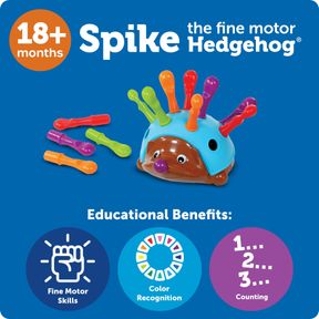 Sensory Fine Motor Toy Hedgehog Toy for Toddlers 18 months Blue 1 3 years |