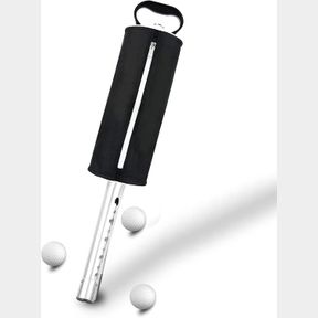 GOLF BALL PICK UP SHAG BAG WITH POCKET, PORTABLE PRACTICE GOLF BALL RETRIEVER STORAGE PICKER, CAN HOLD UP TO 60-70 BALLS