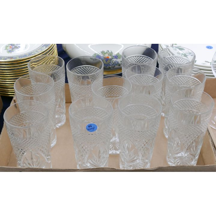 Box 12pc Cut Glasses