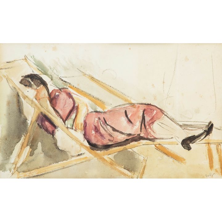 Wojciech Weiss | Aneri na leżaku, 1918 r.