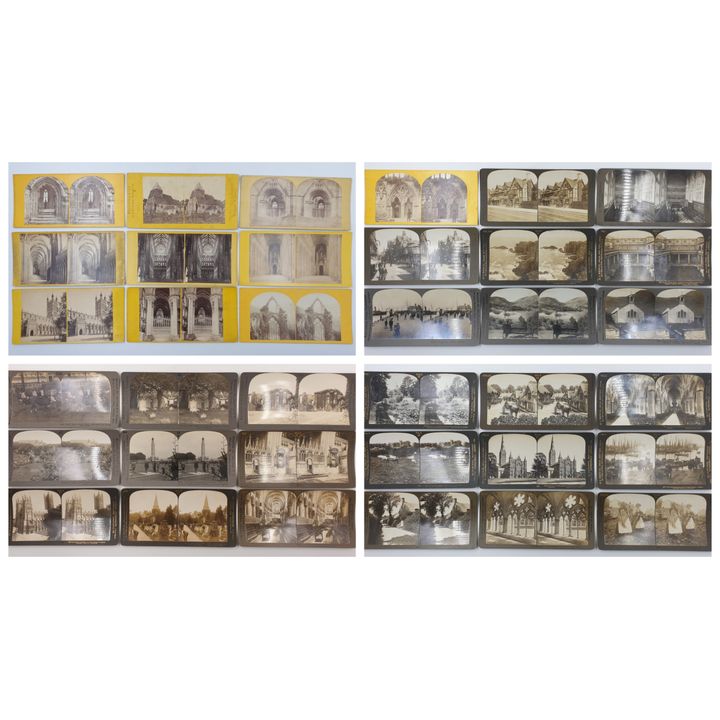 Stereograph Cards - England (x36)
