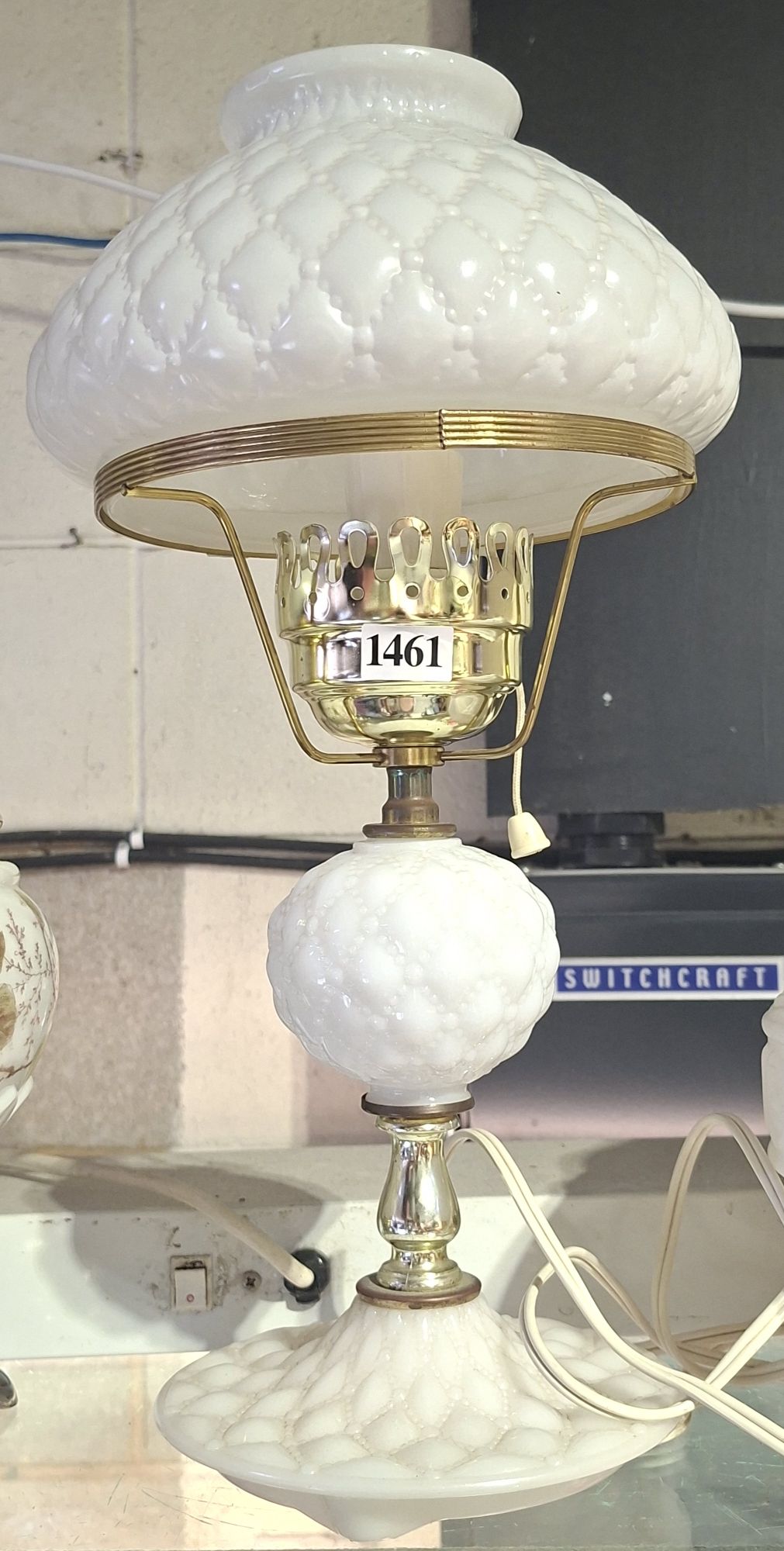 Milk Glass Lamp