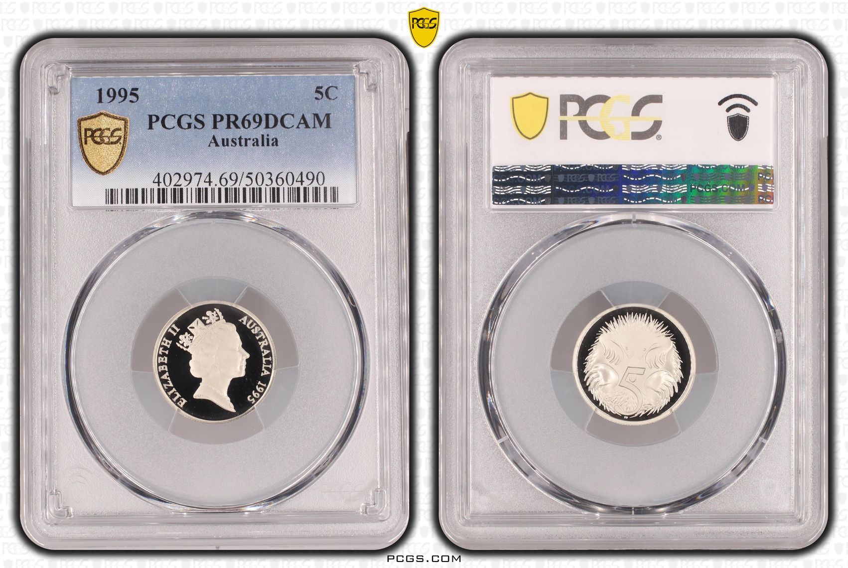 Five Cent, 1995, PCGS PR69DCAM