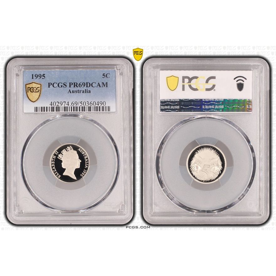 Five Cent, 1995, PCGS PR69DCAM