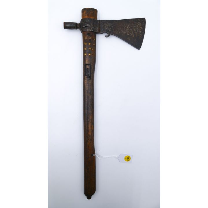 Old Plains Indian Pipe Tomahawk with Branded Handle