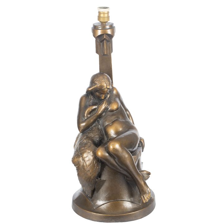 Alfred Daun | Lampa figuratywna - Leda