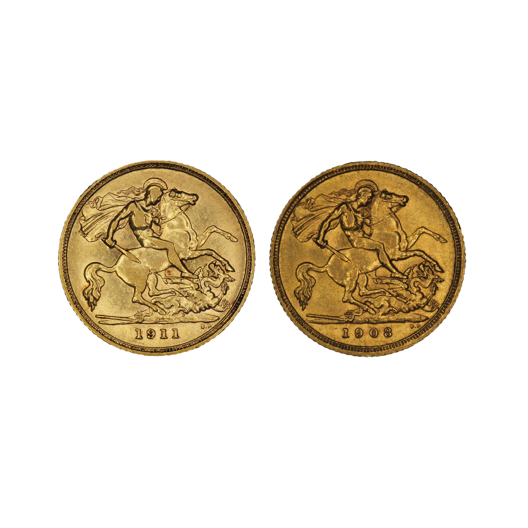 1244. · Group, George V, Half Sovereign, EF