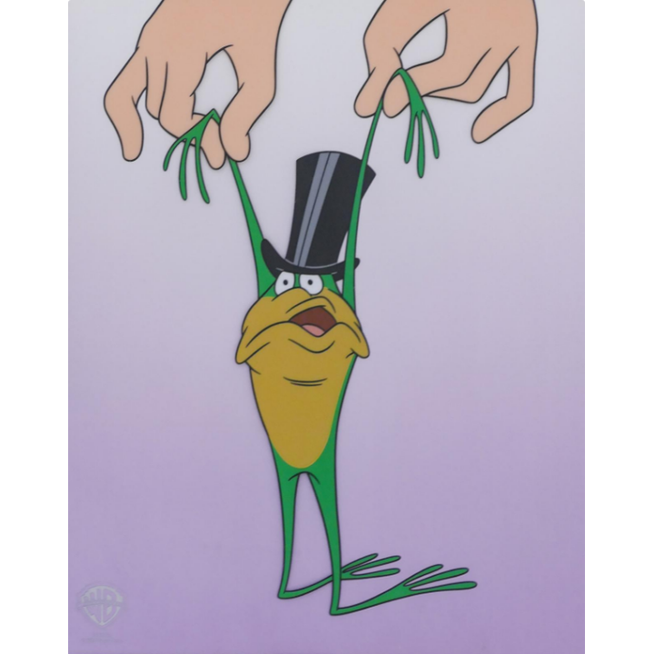 Warner Bros. ''Ribet!'' 1995 Sericel, Edition 2142/2500 w/ COA on verso- Framed 19x17''