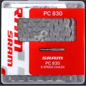SRAM PC-830 6/7/8-SPEED ROAD/MTB BIKE CHAIN 1/2" X 3/32" 114L FITS SHIMANO CAMPY