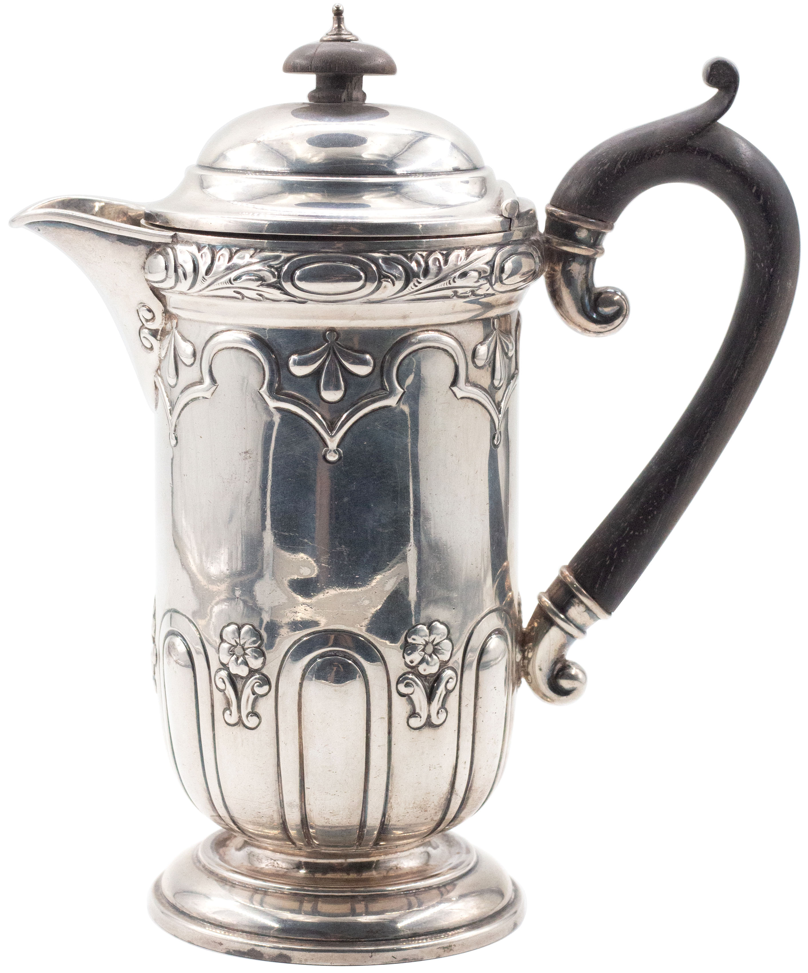 181 · Great Britain, Victorian Silver Coffee Pot, 1899, VGC