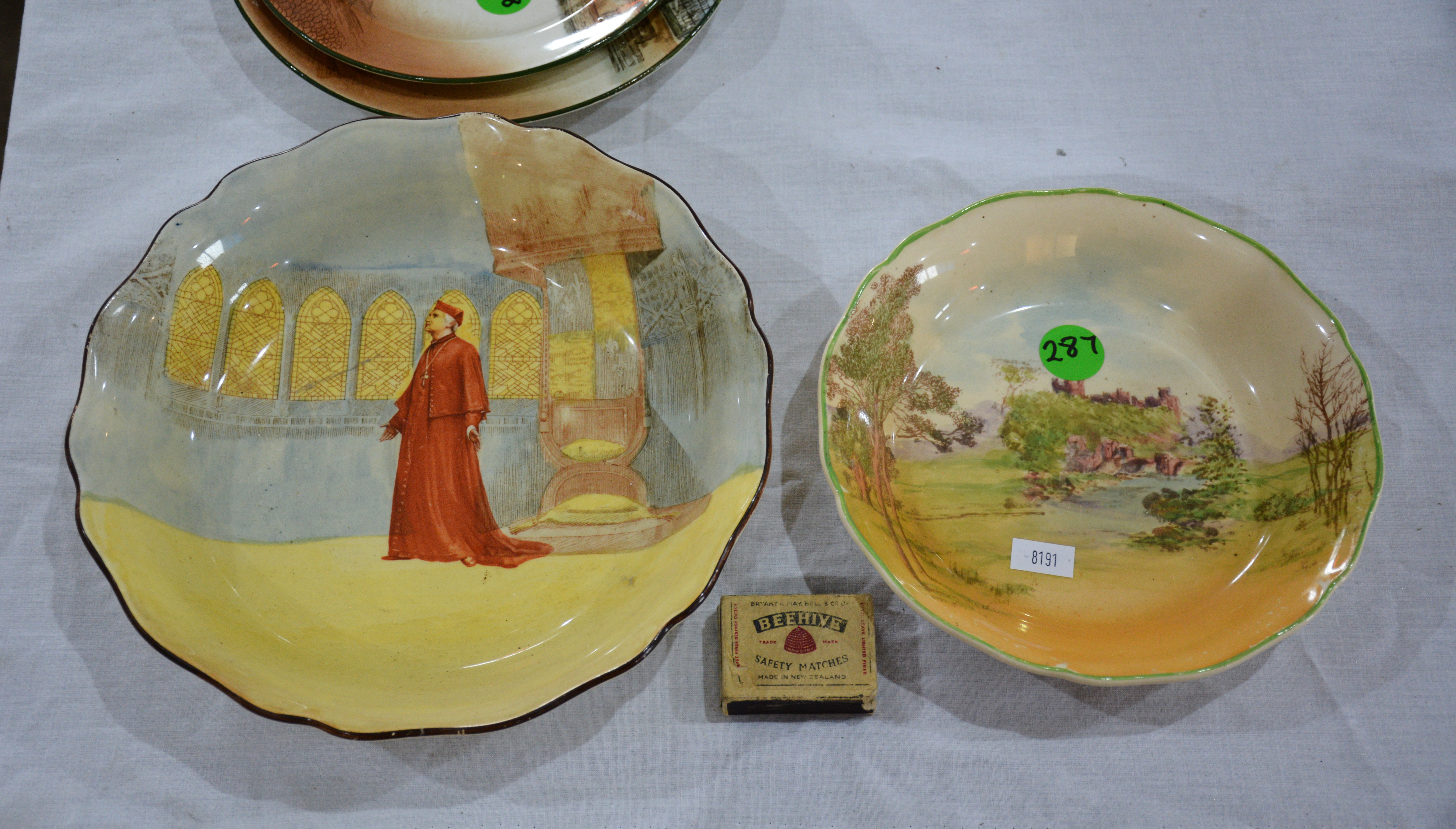 Royal Doulton Richmond Castle + Wolsey Bowls — sold at auction in New Zealand for $30