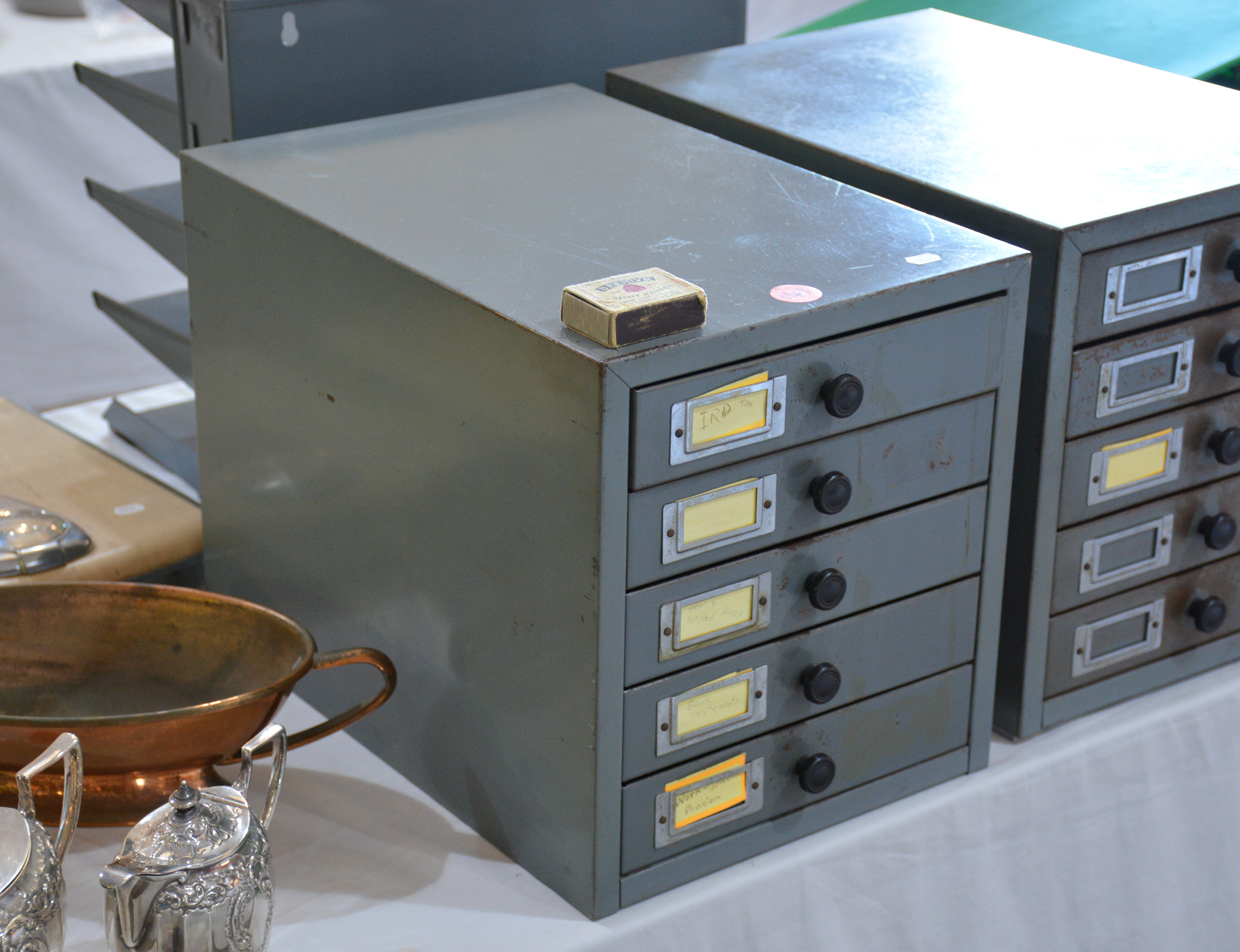 Metal 5 Drawer File Cabinet — NZ auction result