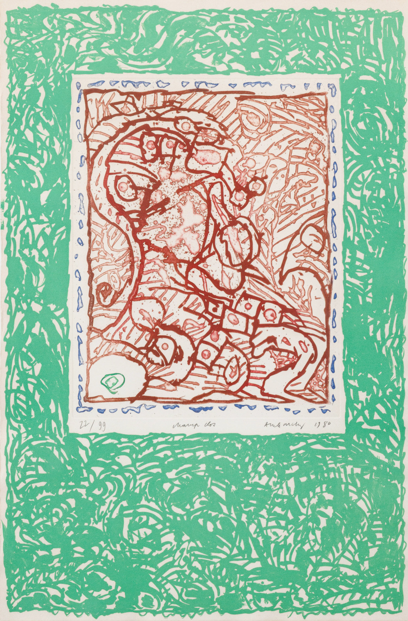 Pierre alechinsky (°1927) – kavel bij Bernaerts, Antwerp