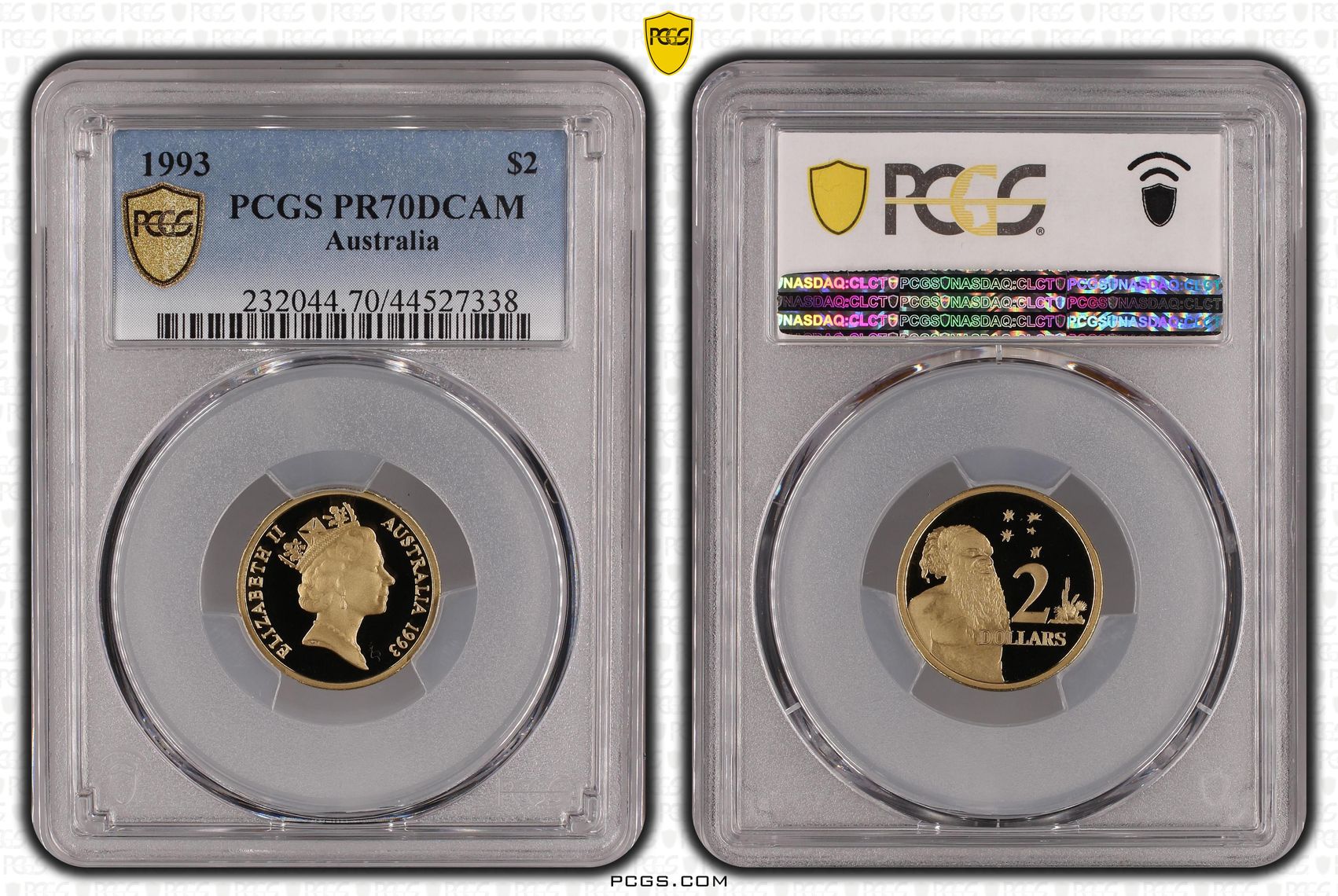 1993 Australia Two Dollar, $2 PCGS - PR70DCAM POP 10/0 -338