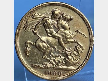 1889 VICTORIA JUBILEE HEAD MELBOURNE MINT GOLD SOVEREIGN