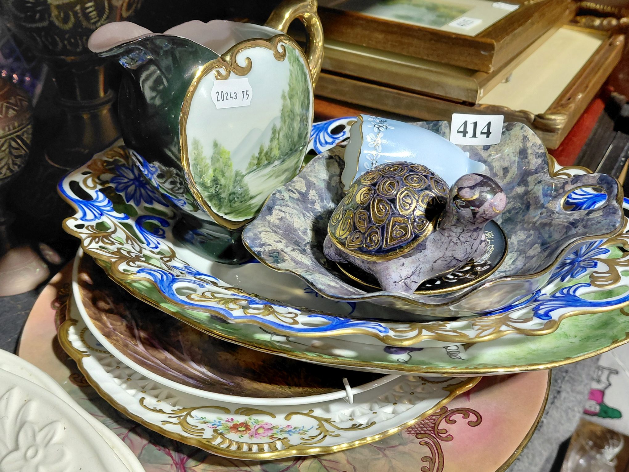 414 · HAND PAINTED CERAMICS