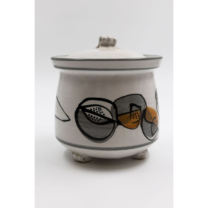 John Crawford - Hand-painted lidded jar