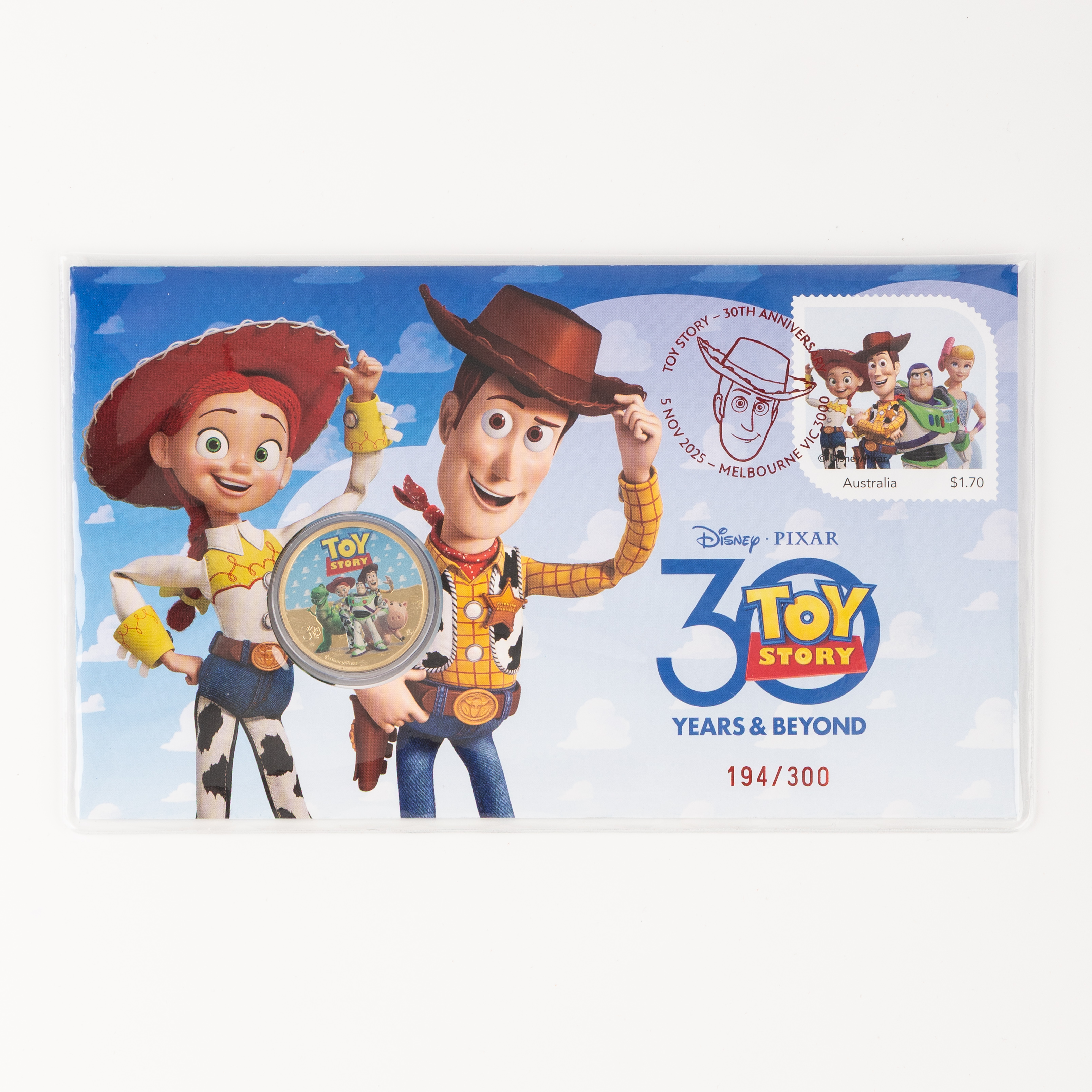 Tuvalu, Toy Story - 30th Anniversary, One Dollar, 2025, UNC