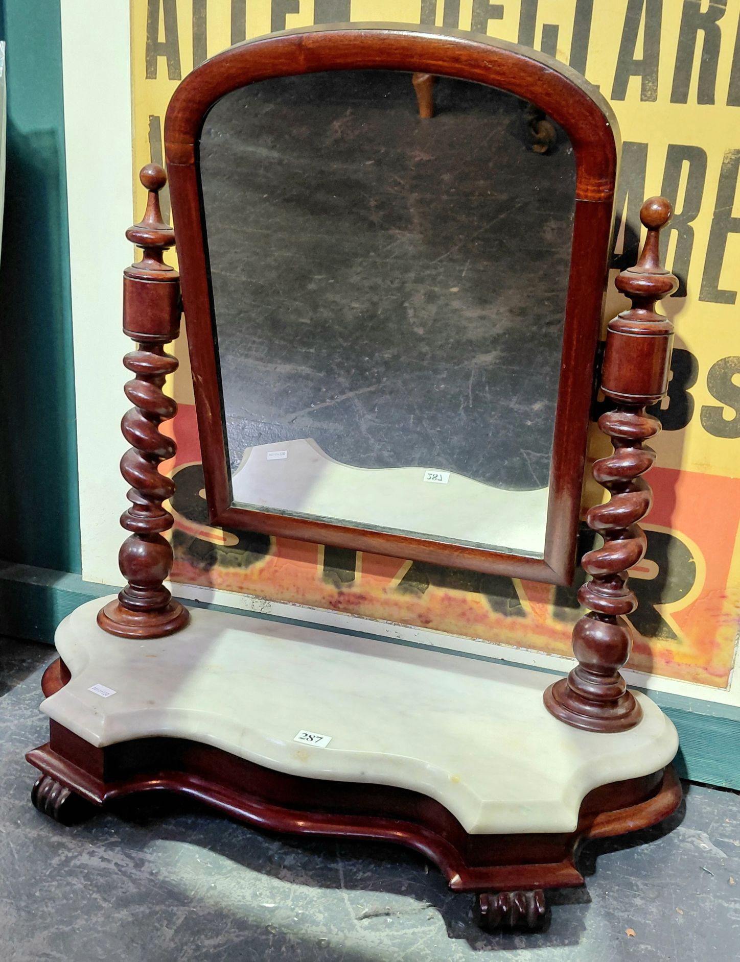 287 · VICTORIAN TOILET MIRROR