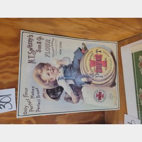Consolidated Milling Co. Perfect Flour Metal Sign