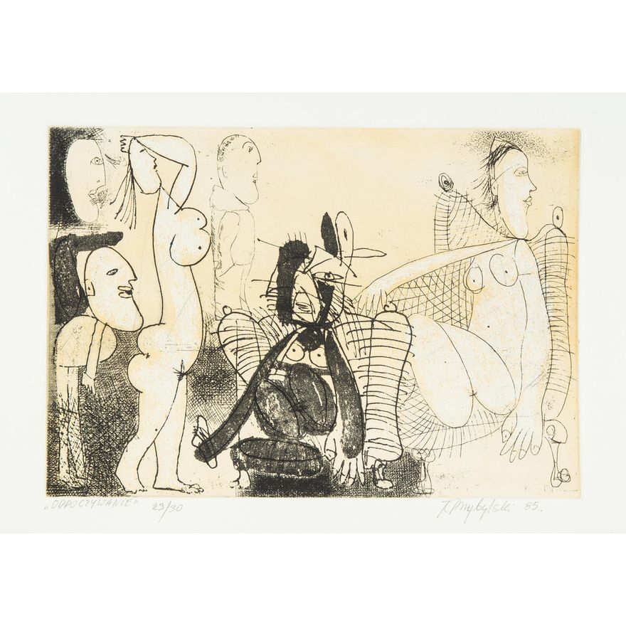 Janusz Przybylski | Odpoczywanie, 1985