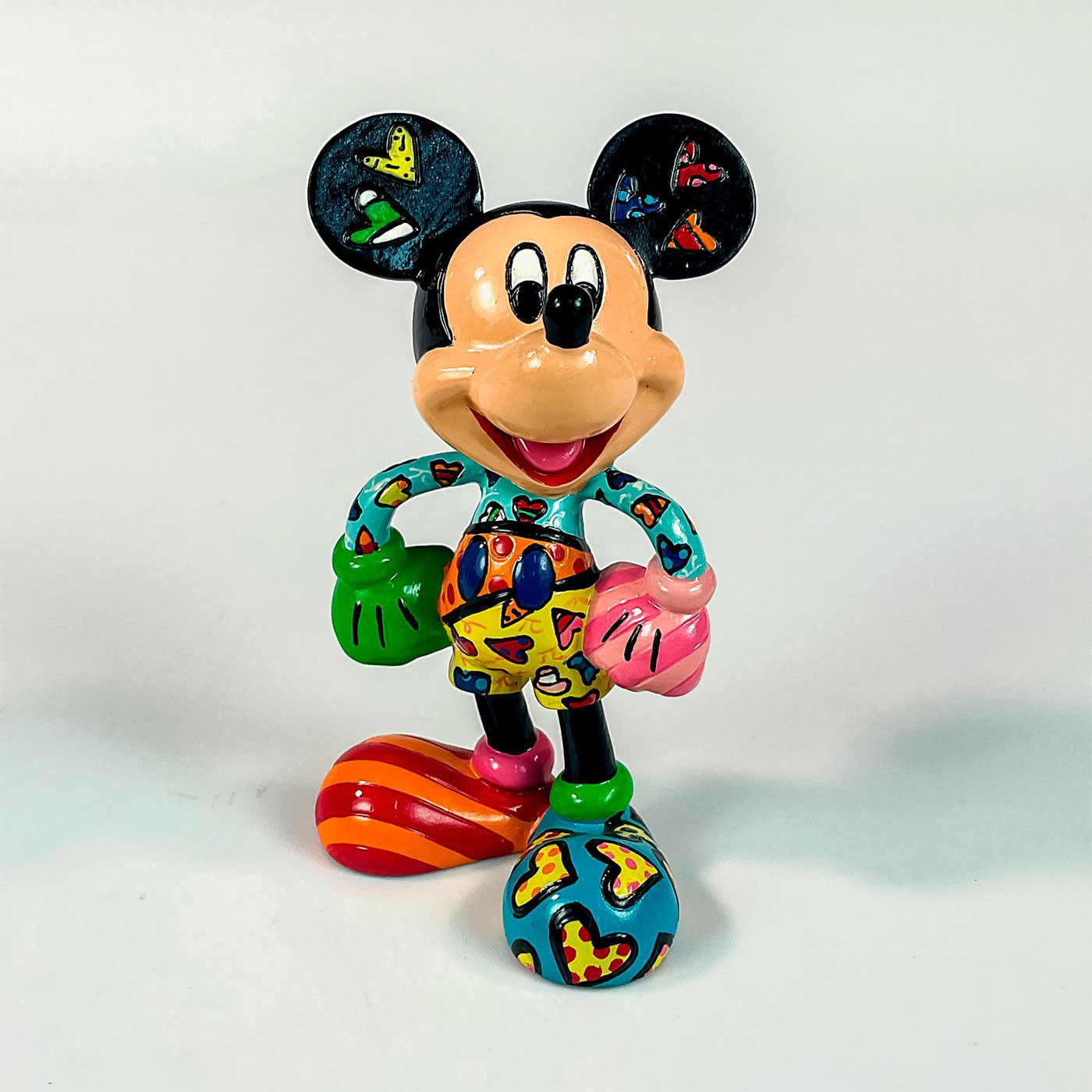 Disney Romero Britto Figurine, Sweetheart Mickey Mouse | Lion and 