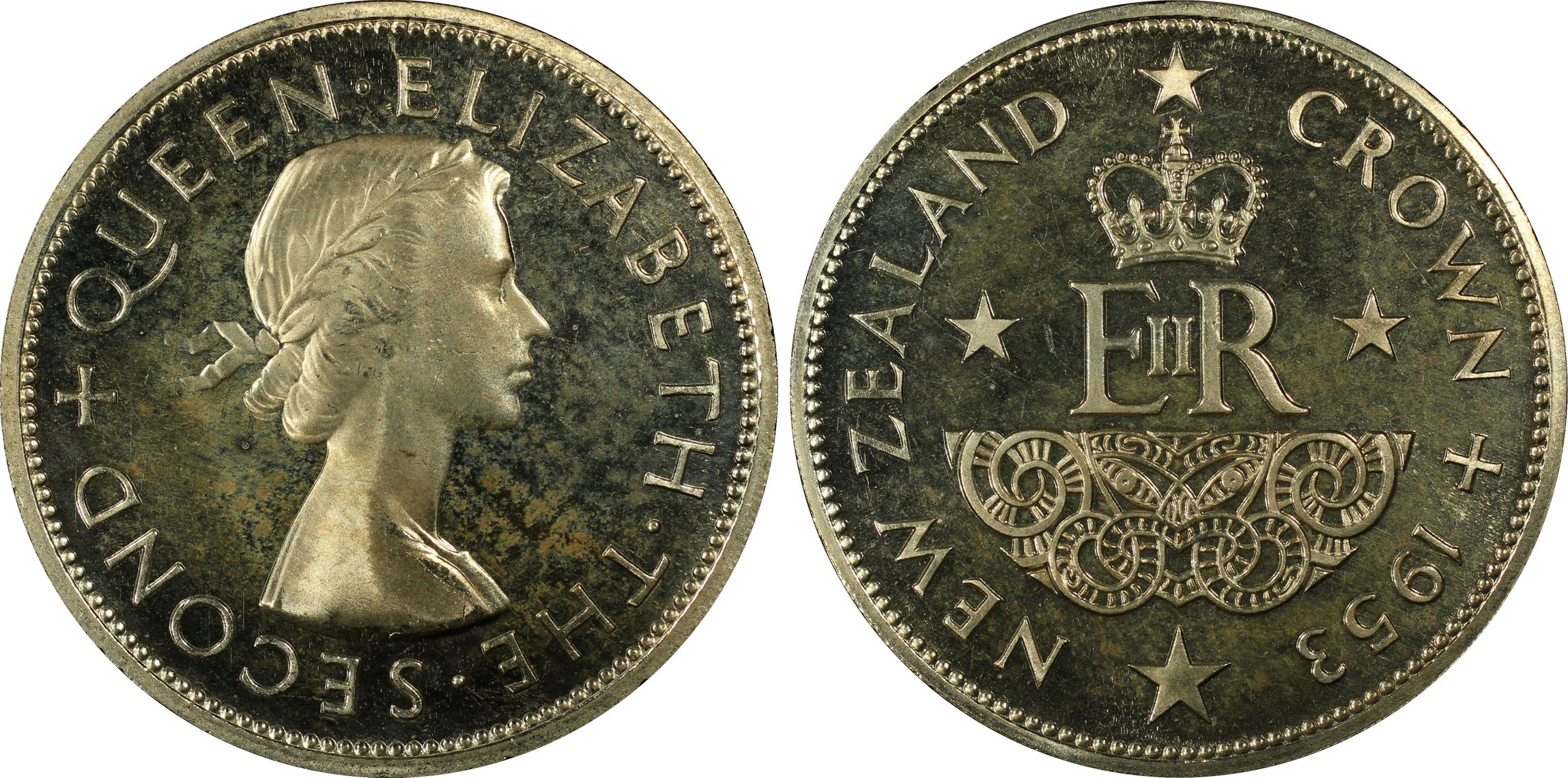 61 · New Zealand, Crown, 1953, PCGS - PR65CAM