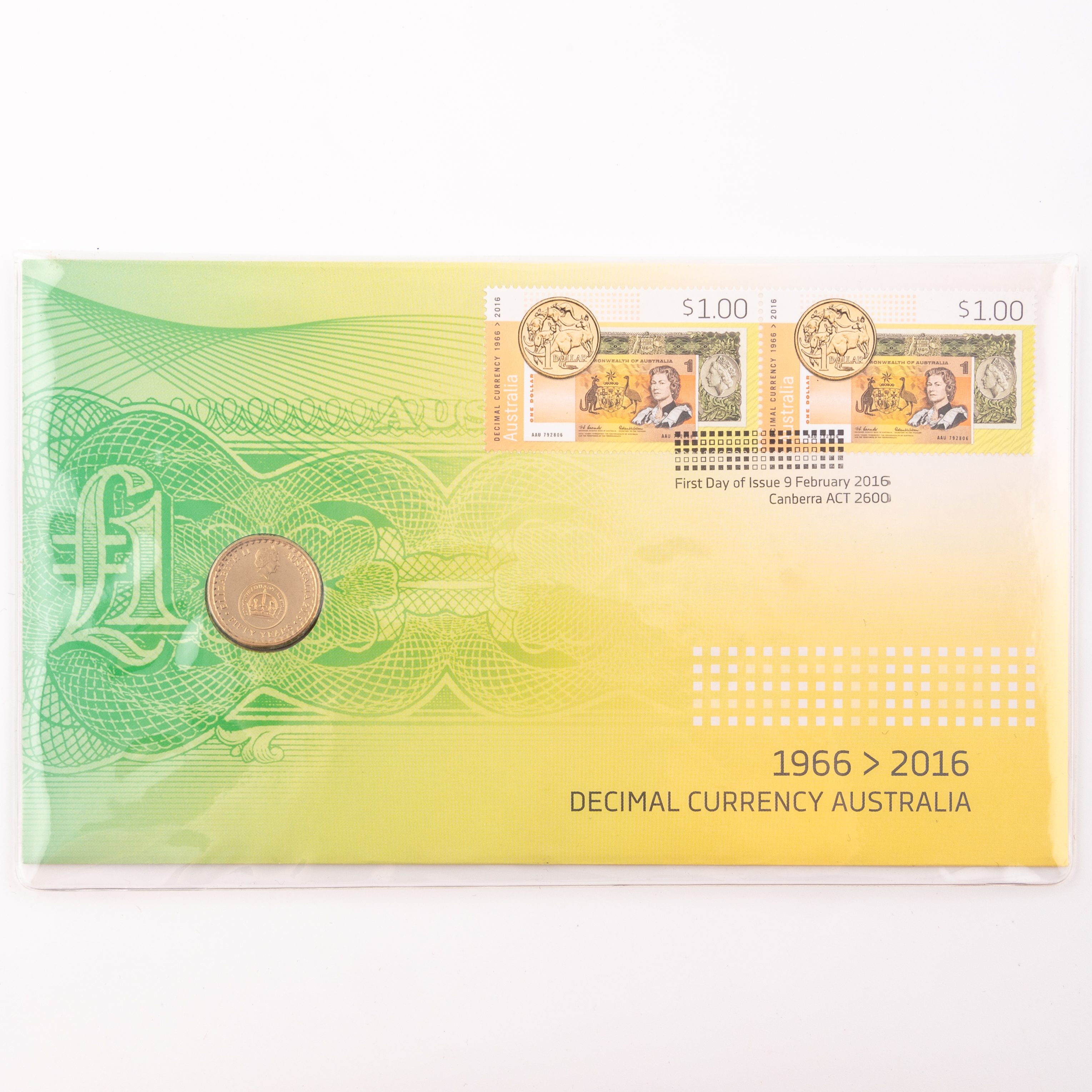 Elizabeth II, Decimal Currency Australia, Two Dollars, 2016, UNC